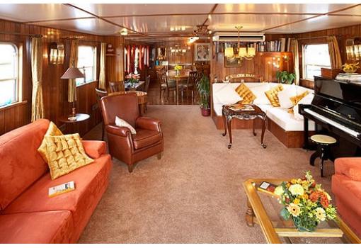 El buque fue reformado con esmero (Salón del Barco)